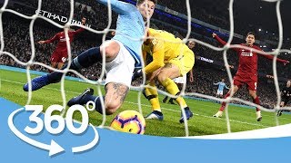 IMMERSIVE VR EXPERIENCE  Man City 21 Liverpool [upl. by Egroj]