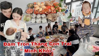 Đám Đầy Tháng Con Trai Cưng Chán Cha Thuận Chưa Gì Đã Xĩn Quắc Cần Câu [upl. by Flieger]