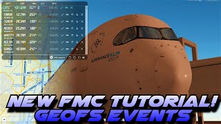 GeoFS  NEW Flight Plan Feature  FMC Tutorial [upl. by Haland]