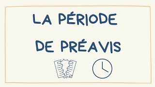 La période de préavis démission licenciement suspension de préavis  explications [upl. by Adnowat]