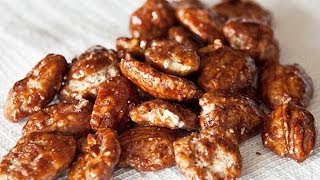 Receta de nueces garapiñadas  Candied walnuts recipe [upl. by Mori397]