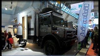 Bimobil EX 435 Expedition Offroad Camper vehicle RV MB Unimog U 4023 walkaround and interior K0333 [upl. by Aliel533]