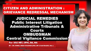 Citizen Grievance Redressal Mechanism I Public Administration I UGC NET I LyceumwithKSC [upl. by Vidovic]