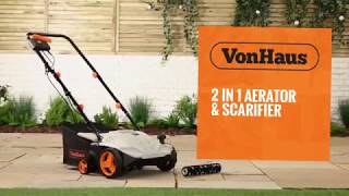 VonHaus 2 in 1 Aerator amp Scarifier [upl. by Laenahtan]