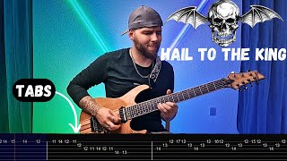 Hail to the King Piano Tutorial w Vocal Melody Guitar Solo [upl. by Gracie952]