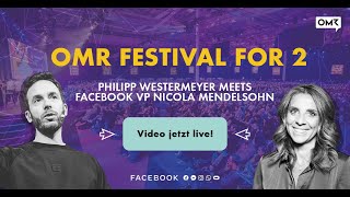 OMR Festival for 2 Philipp Westermeyer meets Facebook VP Nicola Mendelsohn [upl. by Assila]