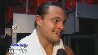 Bo Dallas explains his action on SmackDown SmackDown Fallout September 3 2015 [upl. by Ajan]