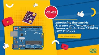 BMP280 Arduino Tutorial  Barometric Pressure and Temperature Sensor  I2C Protocol [upl. by Enelav]