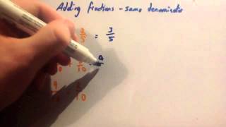 Adding fractions with the same denominator  Corbettmaths [upl. by Yekciv26]