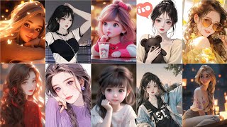 😍Cartoon girl dpz 2 🧸Cute cartoon baby dp Anime dp photo unique whatsapp dp [upl. by Intosh]