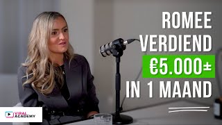 Romee Verdiend haar Maandsalaris €5000 Online na BURNOUT [upl. by Plunkett]