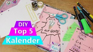 DIY Inspiration Challenge 139  Top 5 DIY Kalender IDEEN gegen Langeweile vor Weihnachten  Kathi [upl. by Davis448]