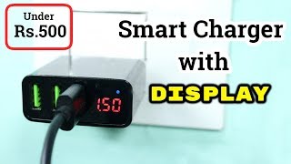 SMART CHARGER with DISPLAY  Under Rs500  Gocomma [upl. by Naeroled]