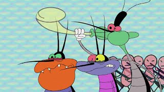 हिंदी Oggy and the Cockroaches 🖍️ सेना खीं Hindi Cartoons for Kids [upl. by Kenlay]