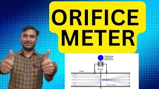 Orifice meter working  Orifice meter derivation [upl. by Arimaj]