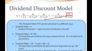 Demonstration  Dividend Discount Model DDM [upl. by Kelsi836]