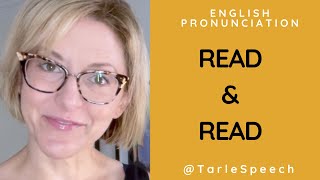 How to Pronounce READ amp READ  American English Heteronym Pronunciation Lesson [upl. by Brockwell]