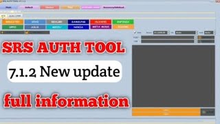 SRS AUTH TOOL V712  New Update With Multi Brand Support  SRS AUTH TOOL full informaction new [upl. by Adliwa555]