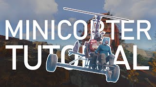 How to get good at flying Minicopters A pros perspective Rust Tutorial [upl. by Busby]