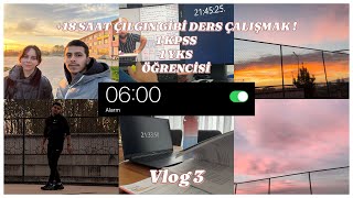 1 KPSS  1 YKS ÖĞRENCİSİ KARDEŞİMLE 18 SAAT DERS ÇALIŞTIK ❗️TİLKİLİ VLOG 3 ❗️ kpss2024 yks2024 [upl. by Garbers]