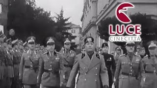 Il discorso del duce Mussolini ai Granatieri di Sardegna 1938 [upl. by Odnanref]