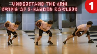 Two Handed Bowling Tips Staying Behind The Ball [upl. by Brabazon761]