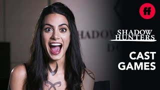 Shadowhunters  The Cast Plays Who Said It  Freeform [upl. by Materi]