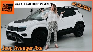 Jeep Avenger 4xe im Test 2024 Endlich bekommt das Mini SUV nen 4x4 Allrad Review  Overland  POV [upl. by Frech]