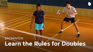 Doubles Rules  Badminton [upl. by Nalat]