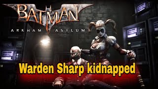 Can I rescue Warden Sharp from Harley QuinnBatman ArkhamAsylum Part10 [upl. by Bell]