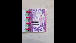 ASMR Aesthetic Journaling 👒 Purple Ribbons shorts asmr journal [upl. by Ahern575]