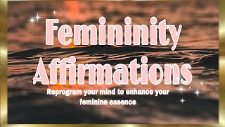 FEMININE AFFIRMATIONS  Enhance Your Feminine Essence in 21 Days  SLEEP AFFIRMATIONS MEDITATION [upl. by Harvard]