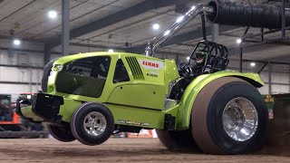 Tractor pull 2023 Pro Stock Tractors NTPA Spring Nationals Saturday Session Shipshewana IN [upl. by Aikcin351]