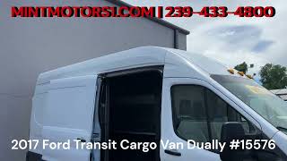 2017 Ford Transit High Roof Dually Cargo Van for Sale  Low Mileage at Mint Motors Fort Myers FL [upl. by Annoyk925]