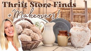 THRIFT SHOP WITH ME  Thrift Store Makeovers  Thrift Store Haul [upl. by Phaih]