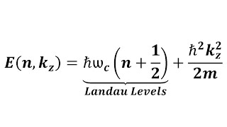 An Electron In A Constant Magnetic Field  Schrodinger Equation  Quantum Mechanics [upl. by Norty]