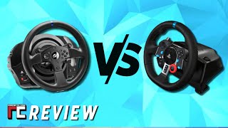 Logitech G29 vs Thrustmaster T300RS side by side review [upl. by Monica132]