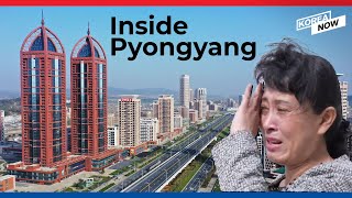 Tour of North Korea’s “new town” in Pyongyang with buildings shaped like missiles [upl. by Inobe]