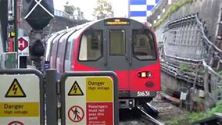 Northern Line Morden Branch Observations 12 11 17 [upl. by Lolanthe]