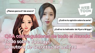 Todo sobre Yaongyi la autora de Secretos de belleza  WEBTOON [upl. by Amick211]