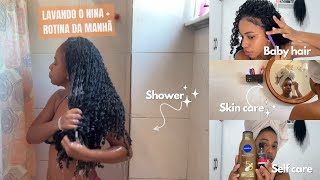 RESENHA DO NINA BLACK BEAUTY  COMO LAVAR E DESEMBARAÇAR  AUTOCUIDADO SKIN CARE E DICAS [upl. by Inah607]