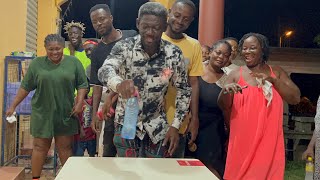 THE LEGEND AGYA KOO WAYOOSI AND CREW ARE FLIPPING BOTTLE CHALLENGE WHO WINS [upl. by Eadie361]