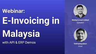 EInvoicing in Malaysia  LHDN APIs and ERP Demo  Webinar  IRBM [upl. by Ihdin]