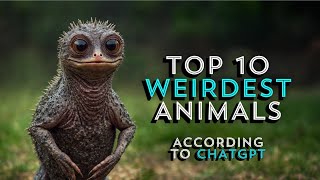 Top 10 Weirdest Animals Youve Never Heard Of  Ranked by ChatGPT [upl. by Cullin978]