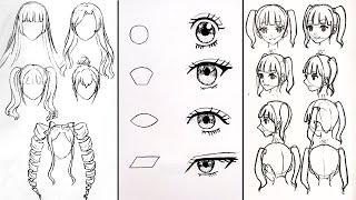 How to Draw Anime Characters Anime Drawing Tutorials for Beginners Step by Step [upl. by Aney]