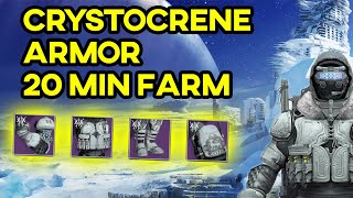 Destiny 2  How to get Crystocrene Armor in 2023 [upl. by Neerac]