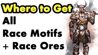 Elder Scrolls Online Where to Get Racial Motifs Learn Crafting Styles Guide [upl. by Metah]