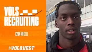 4star Tennessee football recruit Kam Mikell talks Tennessee OV I Tennessee Volunteers I GBO [upl. by Schuh]