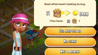 Hay Day Gameplay  Completing truck orders  Level 71 💙 [upl. by Zanlog770]