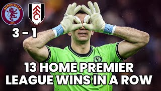 Villa set the Premier Leagues BEST HOME RECORD  Aston Villa 31 Fulham  The Villa Filler Podcast [upl. by Arsuy]